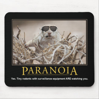 Alfombrilla De Ratón Demotivational Mousepad: Paranoia