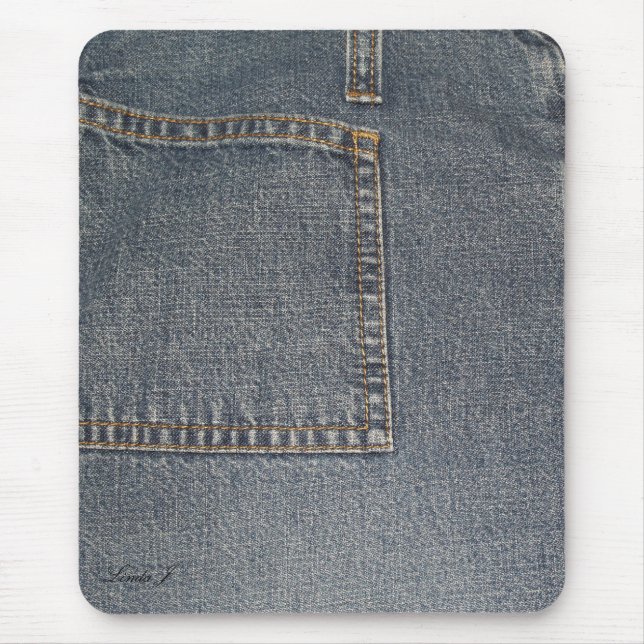 Alfombrilla De Ratón Denim Mousepad (Frente)