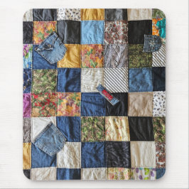 Alfombrilla De Ratón Denim Pocket Quilt