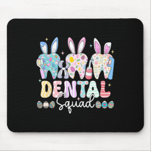 Alfombrilla De Ratón Dental Squad Easter Day Dientes divertidos Dental 