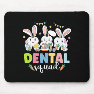 Alfombrilla De Ratón Dental Squad Easter Day Divertido Diente Dental Is