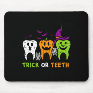 Alfombrilla De Ratón Dentis de Halloween Dental Dental Squad Funny Tric