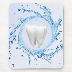 Alfombrilla De Ratón Dentista Dental Tooth Water Profesional