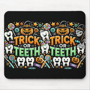 Alfombrilla De Ratón Dentista Dentista Halloween Dental Hygi