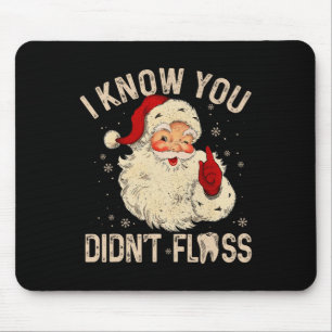 Alfombrilla De Ratón Dentista Navidades Dentales Divertido Papá Noel