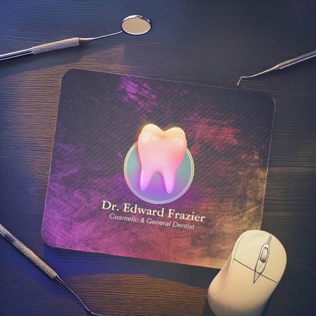 Alfombrilla De Ratón Dentista Profesional Clínica Dental Rosa Oro Dient (Subido por el creador)