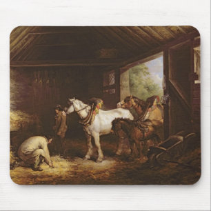 Alfombrilla De Ratón Dentro de un establo