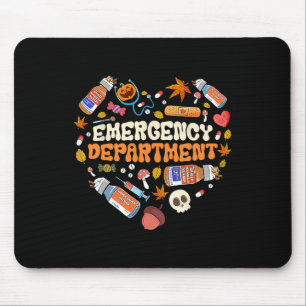 Alfombrilla De Ratón Departamento De Emergencia Er Enfermera Corazón Ca