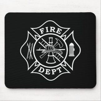 Alfombrilla De Ratón Departamento del fuego/cruz maltesa Mousepad del