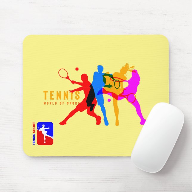 Alfombrilla De Ratón Deporte de tenis | Almohadilla del ratón (Con ratón)
