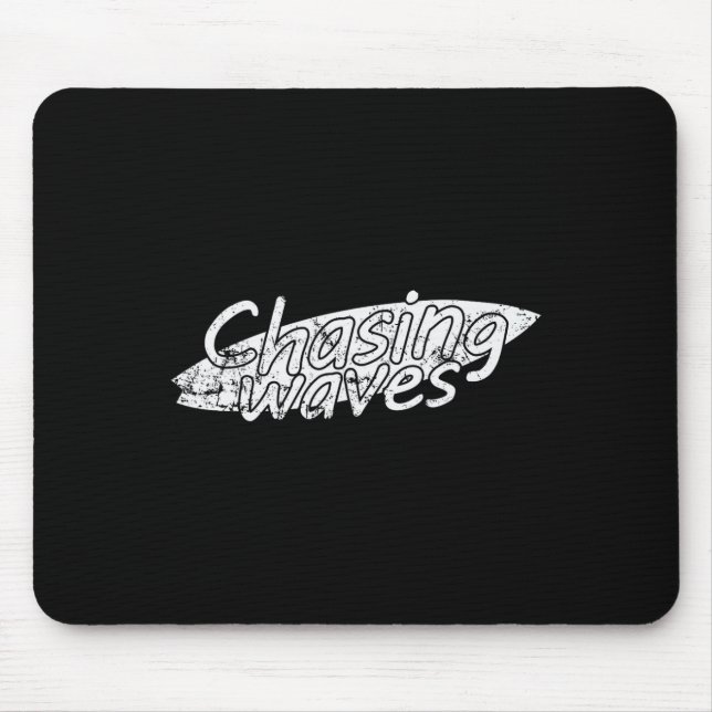 Alfombrilla De Ratón Deportes Acuáticos De Surf Chasing Waves  (Frente)