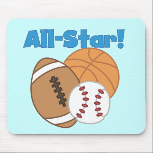 Alfombrilla De Ratón Deportes Mousepad de All Star