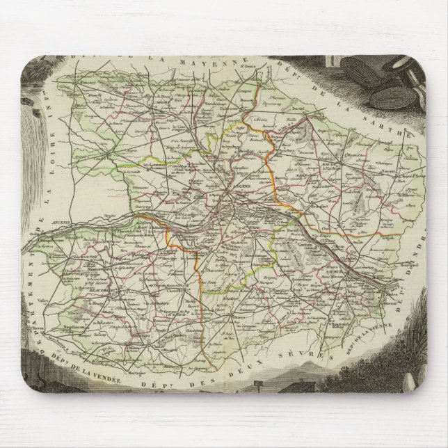 Alfombrilla De Ratón Dept About Hand y Dormouse (Frente)