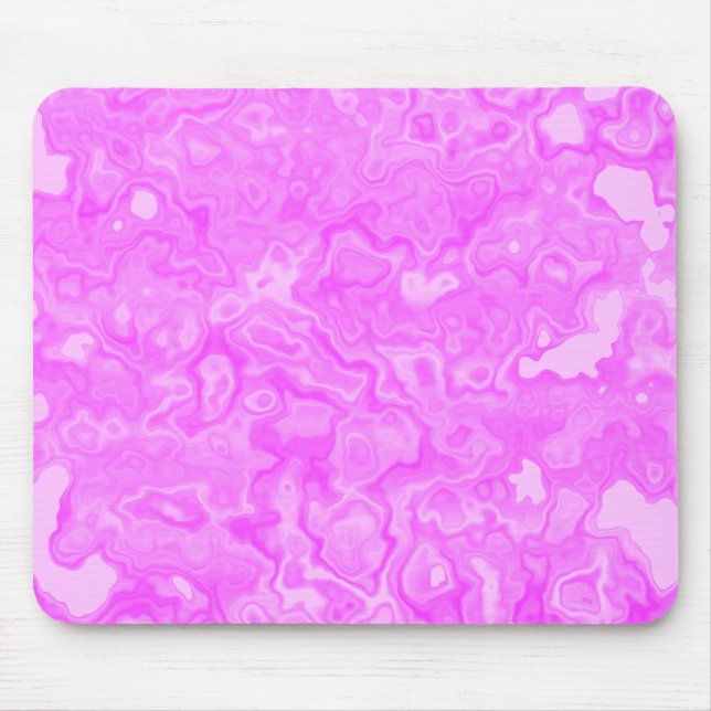 Alfombrilla De Ratón Derrame de baba de aceite rosa (Frente)