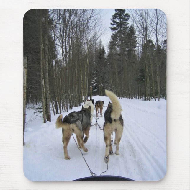 Alfombrilla De Ratón Derrame de perro en Quebec, Canadá (Frente)
