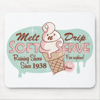 Alfombrilla De Ratón Derrita el helado suave del servicio del goteo de