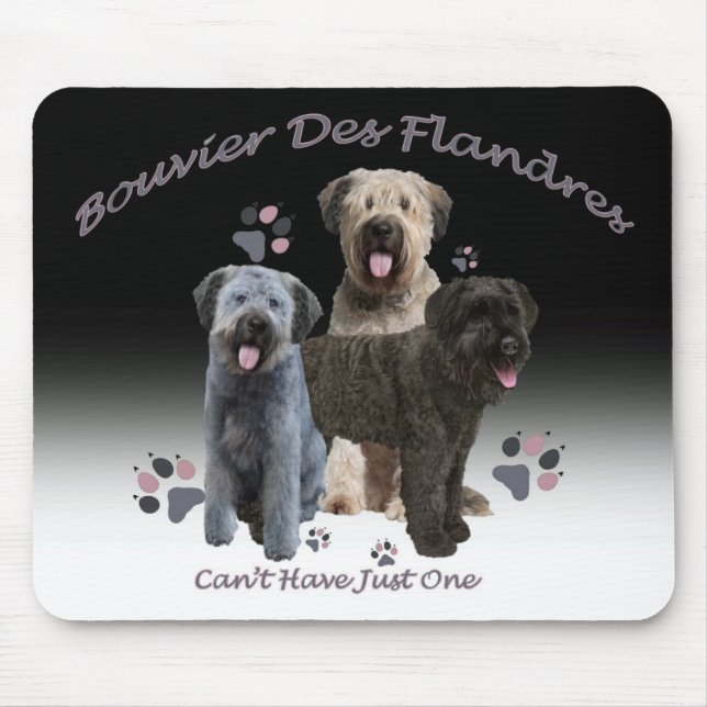 Alfombrilla De Ratón DES Flandres Mousepad de Bouvier (Frente)