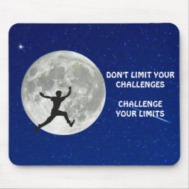 Alfombrilla De Ratón Desafiar sus límites presupuesto motivacional
