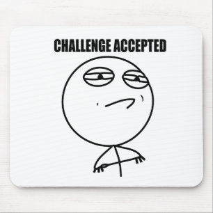 Alfombrilla De Ratón Desafío aceptado