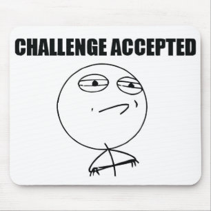 Alfombrilla De Ratón Desafío aceptado