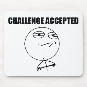 Alfombrilla De Ratón Desafío aceptado