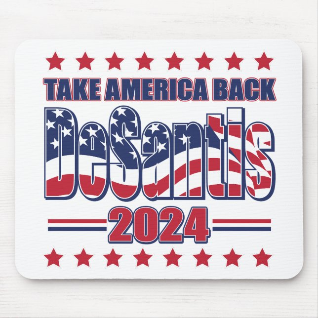 Alfombrilla De Ratón DeSantis-2024-Take-America-Back- (Frente)