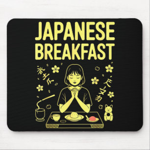 Alfombrilla De Ratón Desayuno Japonés Zen Mañana Miso Arroz Té Gráfico