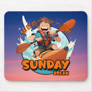 Alfombrilla De Ratón Descanso del domingo