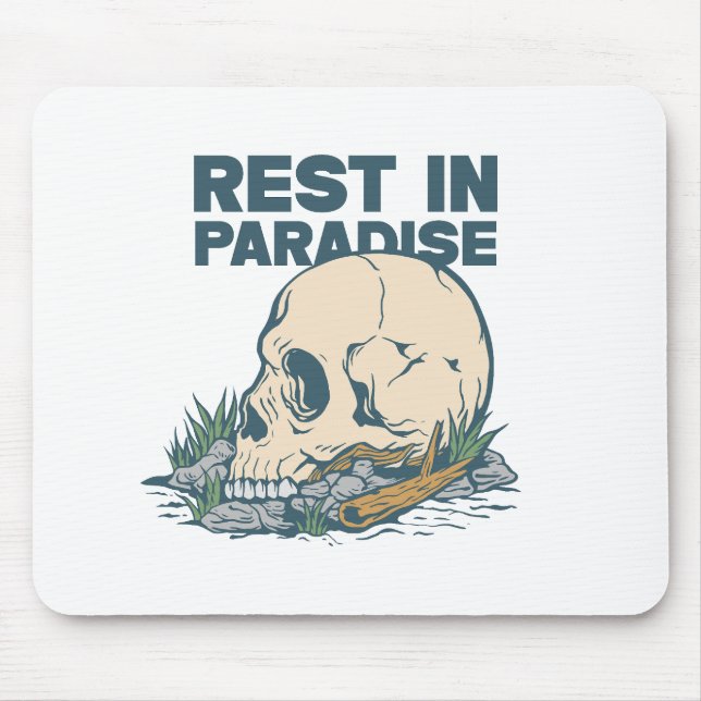 Alfombrilla De Ratón Descanso en el paraíso (Frente)