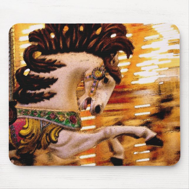 Alfombrilla De Ratón Desenfoque #3 Caballo (Frente)