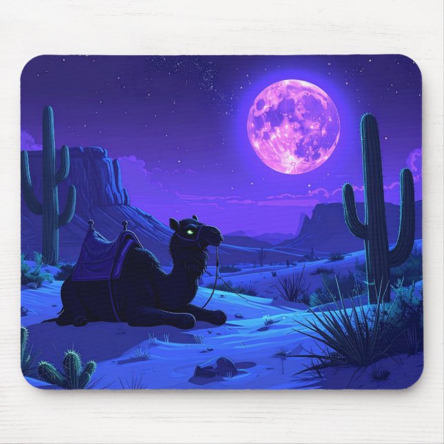 Alfombrilla De Ratón Desert Camel Mousepad (Frente)