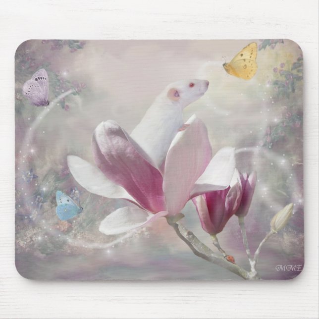 Alfombrilla De Ratón Desfile Mousepad de la mariposa (Frente)