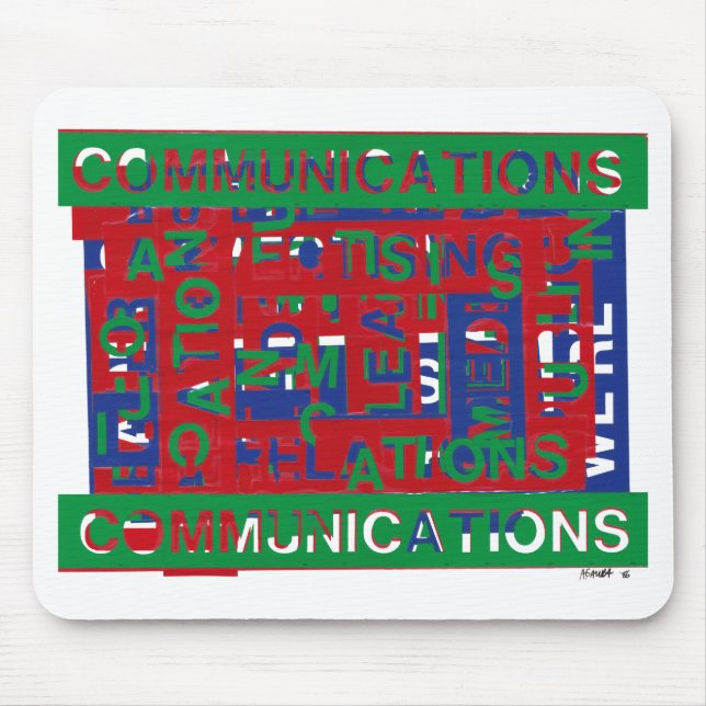 Alfombrilla De Ratón Desglose de las comunicaciones (Frente)