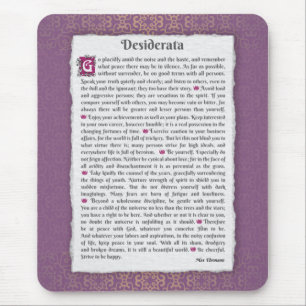 Alfombrilla De Ratón Desiderata - Cosas deseadas