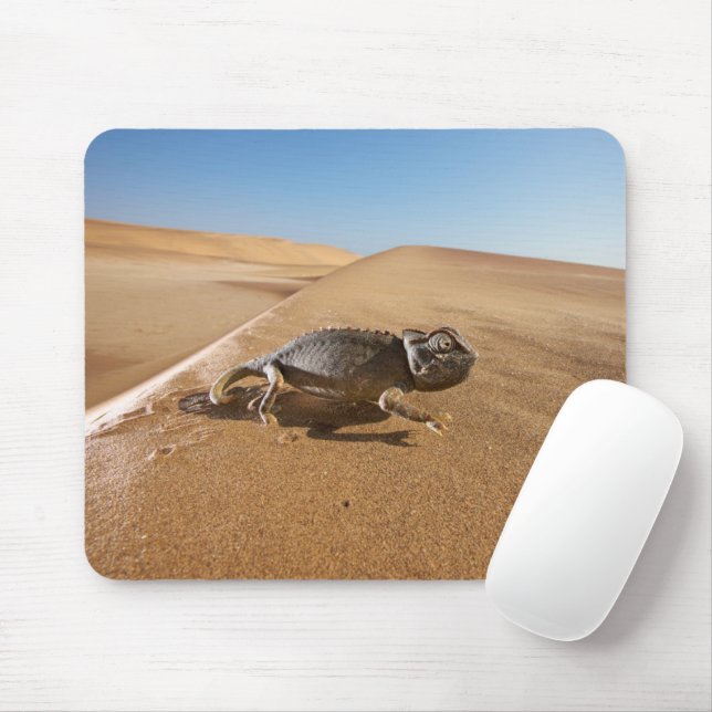 Alfombrilla De Ratón Desiertos | Namaqua Chameleon en el desierto (Con ratón)
