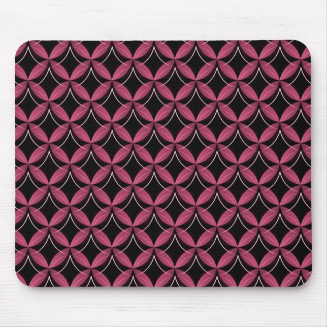 Alfombrilla De Ratón Deslumbrante Fuchsia Uptown Glam Mousepad (Frente)
