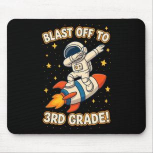 Alfombrilla De Ratón Despegue al 3er Grado Divertido Astronauta De Vuel