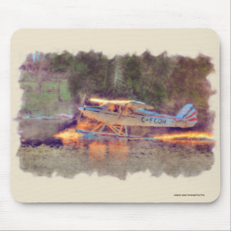 Alfombrilla De Ratón Despegue del avión flotante del parque nacional de