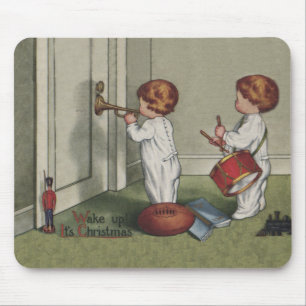 Alfombrilla De Ratón Despierta a sus Navidades ilustracion infantil lin