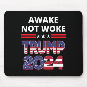 Alfombrilla De Ratón Despierto No Despertado Elección Trump Republicano
