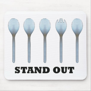 Alfombrilla De Ratón Destaqúese Spork Mousepad