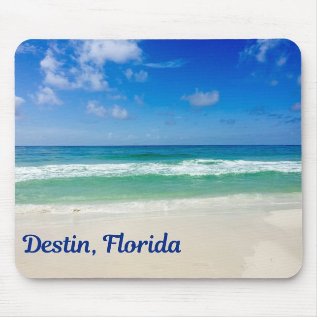 Alfombrilla De Ratón Destin Florida Blue Beach (Frente)