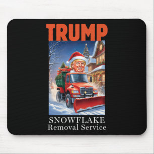 Alfombrilla De Ratón Destitución del pastel de nieve del Navidad Donald