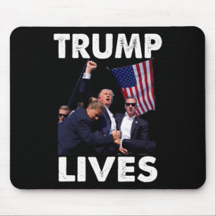 Alfombrilla De Ratón Destitución en vivo de Donald Trump - Nunca rendir