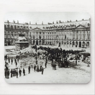 Alfombrilla De Ratón Destrucción de la columna de Vendome