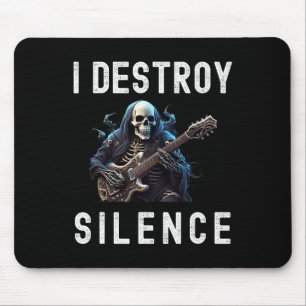 Alfombrilla De Ratón Destruir Silencio Guitarra Fantasma Guitarra Diver
