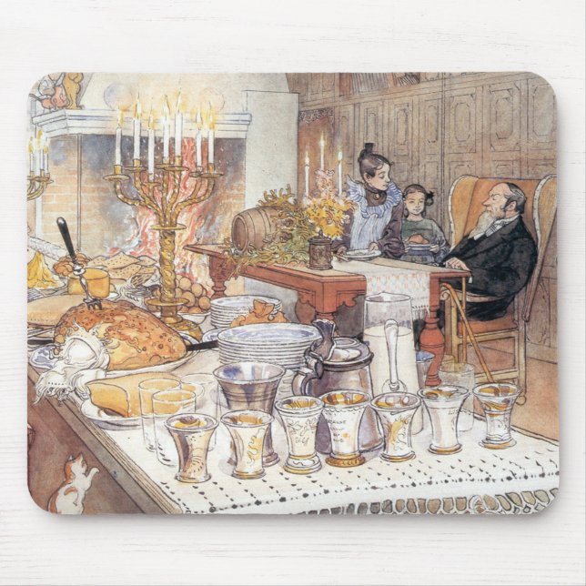 Alfombrilla De Ratón Detail of Christmas Eve (Traditional Swedish Xmas) (Frente)
