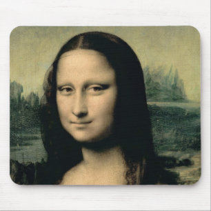 Alfombrilla De Ratón Detalle de la Mona Lisa, c.1503-6
