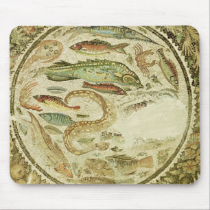 Alfombrilla De Ratón Detalle de pescados, las cuatro estaciones, de