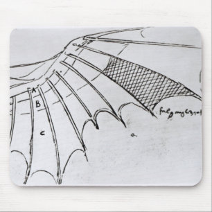 Alfombrilla De Ratón Detalle de un ala mecánica